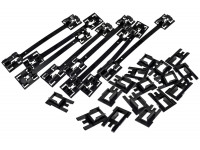 Комплект планок и защелок крепления порогов для Нива Тревел, Шевроле Нива с 2009 года