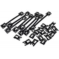 Комплект планок и защелок крепления порогов для Нива Тревел, Шевроле Нива с 2009 года