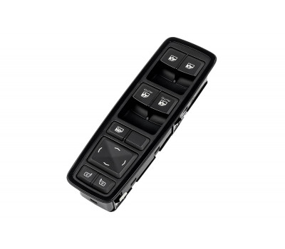 Блок управления стеклоподъемниками c автодоводчиками и зеркалами без электроскладывания в черной лаковой рамке для Веста NG