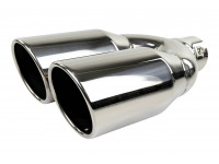 Раздвоенная насадка глушителя Sal-Man HJ-H321 D184х90мм из нержавеющей стали