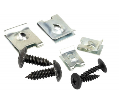 Набор креплений передних брызговиков для Гранта, Гранта FL, Калина, Калина 2, Датсун Набор креплений передних брызговиков для Гранта, Гранта FL, Калина, Калина 2, Датсун