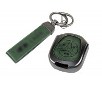 Алюминиевый чехол ключа Sal-Man с брелоком (зеленый с текстурой кожи) для Гранта, Гранта FL до 2019 г. и с 2023 г., Калина, Калина 2, Приора, Датсун Алюминиевый чехол ключа Sal-Man с брелоком (зеленый с текстурой кожи) для Гранта, Гранта FL до 2019 г. и с 2023 г., Калина, Калина 2, Приора, Датсун