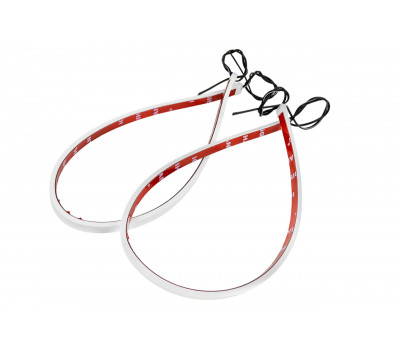 Гибкие светодиодные ленты ДХО Sal-Man 2шт белые 60см универсальные