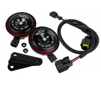 Дисковый воздушный звуковой сигнал SEM-ALI 132 c проводкой штатного подключения для Honda 2 поколения Дисковый воздушный звуковой сигнал SEM-ALI 132 c проводкой штатного подключения для Honda 2 поколения