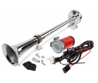 Рожковый воздушный звуковой сигнал SEM-ALI 140 c проводкой штатного подключения для Хендэ 1 поколения, Киа