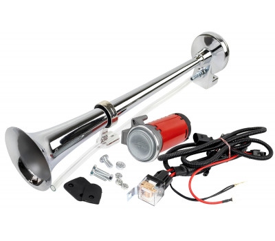 Рожковый воздушный звуковой сигнал SEM-ALI 140 c проводкой штатного подключения для Ауди, Фольксваген, Мерседес Бенц, Шкода, Сеат 2 поколения