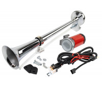 Рожковый воздушный звуковой сигнал SEM-ALI 140 c проводкой штатного подключения для Тойота 1, 2 поколения, Сузуки 2 поколения