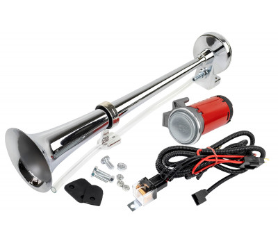 Рожковый воздушный звуковой сигнал SEM-ALI 140 c проводкой штатного подключения для Тойота 1, 2 поколения, Сузуки 2 поколения