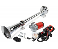 Рожковый воздушный звуковой сигнал SEM-ALI 140 c проводкой штатного подключения для Волга, Митсубиси, 2 поколения, Мазда 1, 2 поколений