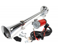 Рожковый воздушный звуковой сигнал SEM-ALI 140 c проводкой штатного подключения для БМВ 2 поколения