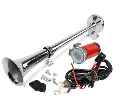 Рожковый воздушный звуковой сигнал SEM-ALI 140 c проводкой штатного подключения для БМВ 2 поколения