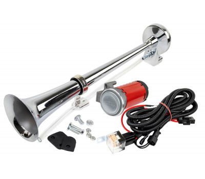 Рожковый воздушный звуковой сигнал SEM-ALI 140 c проводкой штатного подключения для Хендэ, Киа 2 поколения