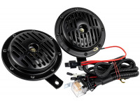 Дисковый воздушный звуковой сигнал SEM-ALI 135 c проводкой штатного подключения для Веста, Веста NG, Гранта, Гранта FL, Калина, Калина 2, Приора, Нива Легенд, Нива Тревел, Шевроле Нива, ВАЗ 2108-21099, 2110-2112, 2113-2115