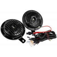 Дисковый воздушный звуковой сигнал SEM-ALI 135 c проводкой штатного подключения для Веста, Веста NG, Гранта, Гранта FL, Калина, Калина 2, Приора, Нива Легенд, Нива Тревел, Шевроле Нива, ВАЗ 2108-21099, 2110-2112, 2113-2115