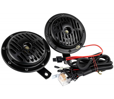 Дисковый воздушный звуковой сигнал SEM-ALI 135 c проводкой штатного подключения для Веста, Веста NG, Гранта, Гранта FL, Калина, Калина 2, Приора, Нива Легенд, Нива Тревел, Шевроле Нива, ВАЗ 2108-21099, 2110-2112, 2113-2115