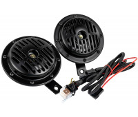 Дисковый воздушный звуковой сигнал SEM-ALI 135 c проводкой штатного подключения для Вольво 2 поколения, Форд 1, 2 поколений, Ниссан, Опель, Шевроле