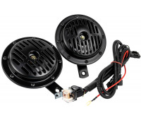 Дисковый воздушный звуковой сигнал SEM-ALI 135 c проводкой штатного подключения для Хонда 2 поколения