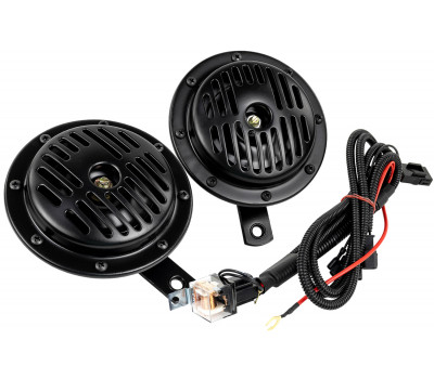 Дисковый воздушный звуковой сигнал SEM-ALI 135 c проводкой штатного подключения для Хонда 2 поколения