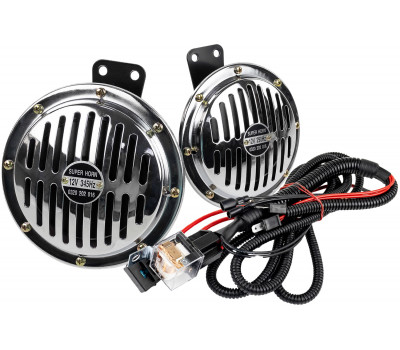 Дисковый воздушный звуковой сигнал SEM-ALI 145 c проводкой штатного подключения для Сузуки 1 поколения, Ниссан, Мерседес