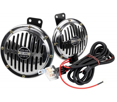 Дисковый воздушный звуковой сигнал SEM-ALI 145 c проводкой штатного подключения для Рено, Ситроен, Пежо 1 поколения Дисковый воздушный звуковой сигнал SEM-ALI 145 c проводкой штатного подключения для Рено, Ситроен, Пежо 1 поколения