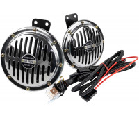 Дисковый воздушный звуковой сигнал SEM-ALI 145 c проводкой штатного подключения для Шевроле, Ниссан, Опель, Вольво 2 поколения, Форд 1, 2 поколения Дисковый воздушный звуковой сигнал SEM-ALI 145 c проводкой штатного подключения для Шевроле, Ниссан, Опель, Вольво 2 поколения, Форд 1, 2 поколения