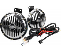 Дисковый воздушный звуковой сигнал SEM-ALI 145 c проводкой штатного подключения для Сузуки 2 поколения, Тойота 1, 2 поколения