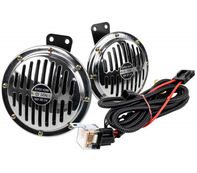 Дисковый воздушный звуковой сигнал SEM-ALI 145 c проводкой штатного подключения для Хонда 1 поколения