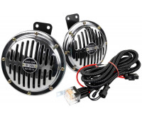 Дисковый воздушный звуковой сигнал SEM-ALI 145 c проводкой штатного подключения для Хёндэ, Киа 2 поколения