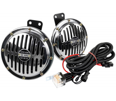 Дисковый воздушный звуковой сигнал SEM-ALI 145 c проводкой штатного подключения для Хёндэ, Киа 2 поколения Дисковый воздушный звуковой сигнал SEM-ALI 145 c проводкой штатного подключения для Хёндэ, Киа 2 поколения