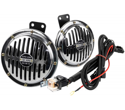 Дисковый воздушный звуковой сигнал SEM-ALI 145 c проводкой штатного подключения для Хонда 2 поколения Дисковый воздушный звуковой сигнал SEM-ALI 145 c проводкой штатного подключения для Хонда 2 поколения