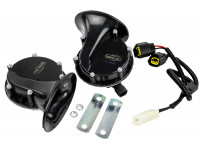 Рупорный воздушный звуковой сигнал SEM-ALI 133 c проводкой штатного подключения для Веста, Веста NG, Гранта, Гранта FL, Калина, Калина 2, Приора, Нива Легенд, Нива Тревел, Шевроле Нива, ВАЗ 2108-21099, 2110-2112, 2113-2115