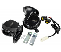 Рупорный воздушный звуковой сигнал SEM-ALI 133 c проводкой штатного подключения для Веста, Веста NG, Гранта, Гранта FL, Калина, Калина 2, Приора, Нива Легенд, Нива Тревел, Шевроле Нива, ВАЗ 2108-21099, 2110-2112, 2113-2115