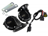 Рупорный воздушный звуковой сигнал SEM-ALI 133 c проводкой штатного подключения для Веста, Иксрей, Ларгус, Ларгус FL, Пежо, Рено, Ситроен 2 поколения