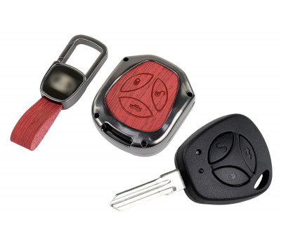 Штатный ключ замка зажигания Норма с алюминиевым чехлом (текстура красного дерева) для Гранта, Гранта FL до 2019 г. и с 2023 г., Калина, Калина 2, Приора, Датсун Штатный ключ замка зажигания Норма с алюминиевым чехлом (текстура красного дерева) для Гранта, Гранта FL до 2019 г. и с 2023 г., Калина, Калина 2, Приора, Датсун