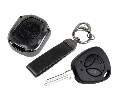 Штатный ключ замка зажигания Норма с алюминиевым чехлом (черный с текстурой кожи) для Гранта, Гранта FL до 2019 г. и с 2023 г., Калина, Калина 2, Приора, Датсун Штатный ключ замка зажигания Норма с алюминиевым чехлом (черный с текстурой кожи) для Гранта, Гранта FL до 2019 г. и с 2023 г., Калина, Калина 2, Приора, Датсун