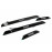 Накладки внутренних порогов черный лак с красной подсветкой для Веста, Веста NG Накладки внутренних порогов черный лак с красной подсветкой для Веста, Веста NG