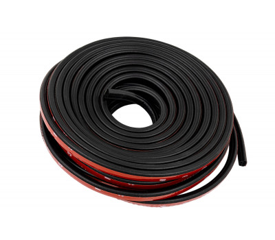 Универсальный 5-камерный уплотнитель дверей, капота, багажника Деталиус длиной 11 метров для Лада и иномарок