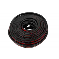 Универсальный 5-камерный уплотнитель дверей, капота, багажника Деталиус длиной 21 метр для Лада и иномарок