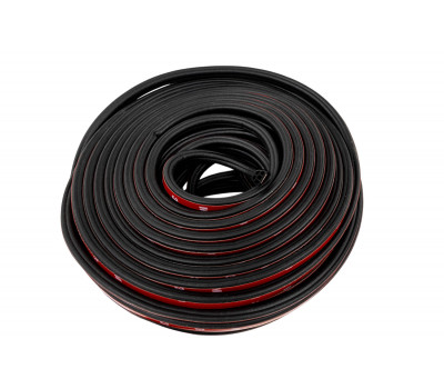 Универсальный 5-камерный уплотнитель дверей, капота, багажника Деталиус длиной 21 метр для Лада и иномарок