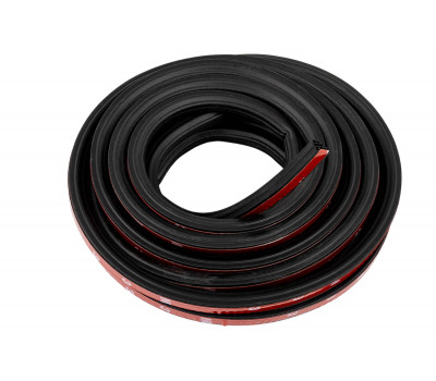 Универсальный 6-камерный уплотнитель дверей, капота, багажника Деталиус длиной 6 метров для Лада и иномарок