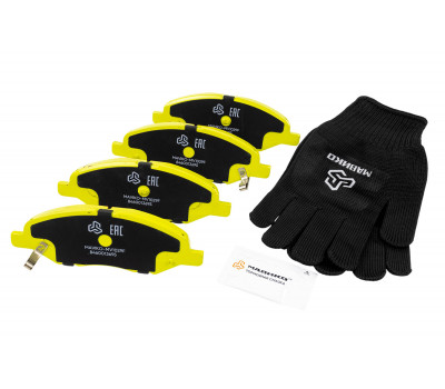 Керамические передние тормозные колодки МАВИКО Pro под китайские суппорта для Веста NG, Ларгус FL с 2023 года, Искра, Нива Тревел с 2026 года