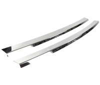 Накладки переднего и заднего бамперов (сабли) из нержавеющей стали для ВАЗ 2107