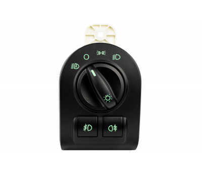 Модуль управления светотехникой ВИЭ с зеленой подсветкой под ПТФ и функцию автосвет для Гранта, Калина 2, Датсун в комплектации Люкс