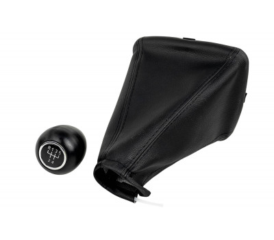 Ручка КПП Sal-Man с хром кольцом в комплекте с черным чехлом для Калина 2004-2013 годов Ручка КПП Sal-Man с хром кольцом в комплекте с черным чехлом для Калина 2004-2013 годов