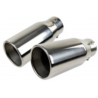 Круглые насадки глушителя Sal-Man HJ-669 D101мм (2шт) из нержавеющей стали Круглые насадки глушителя Sal-Man HJ-669 D101мм (2шт) из нержавеющей стали