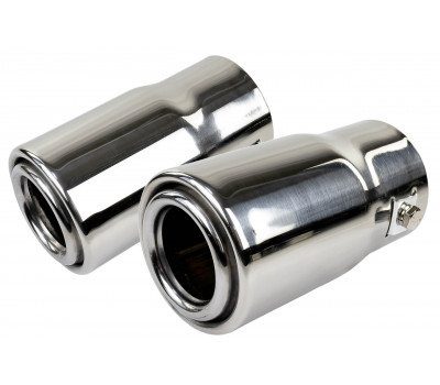 Круглые насадки глушителя Sal-Man HJ-429 D63мм (2шт) из нержавеющей стали Круглые насадки глушителя Sal-Man HJ-429 D63мм (2шт) из нержавеющей стали