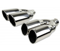 Раздвоенные насадки глушителя Sal-Man HJ-H321 D184х90мм (2шт) из нержавеющей стали