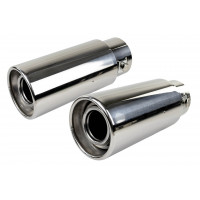 Круглые насадки глушителя Sal-Man Sal-Man HJ-609 D63мм (2шт) из нержавеющей стали