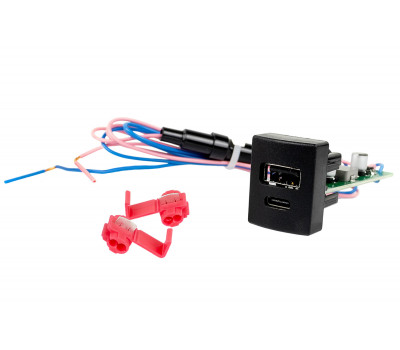 Зарядное устройство Штат с разъемами USB и Type-C для Гранта, Гранта FL, Калина 2, Приора