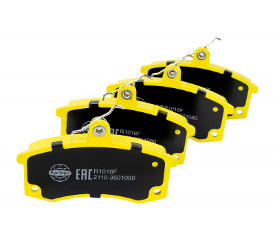 Передние тормозные колодки РусТорм для Гранта, Гранта FL, Калина, Калина 2, Приора, Датсун, ВАЗ 2108-21099, 2110-2112, 2113-2115